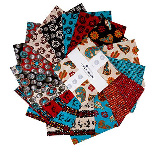 Windham Fabrics Whistler Studios Coyote Canyon 10X10 Squares Multi