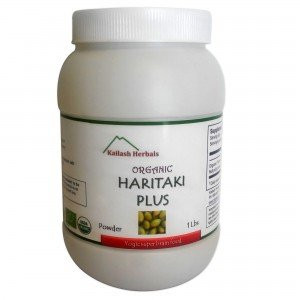 Kailash Herbals Organic Haritaki Powder USDA Certified Organic 1 Pound  Terminalia chebula  Detoxification  Rejuvenation for Vata*