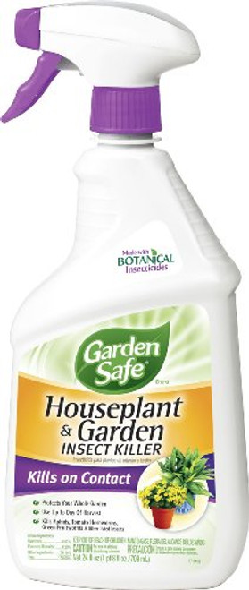 Garden Safe 80422 Houseplant and Garden Insect Killer, 24-Ounce Spray