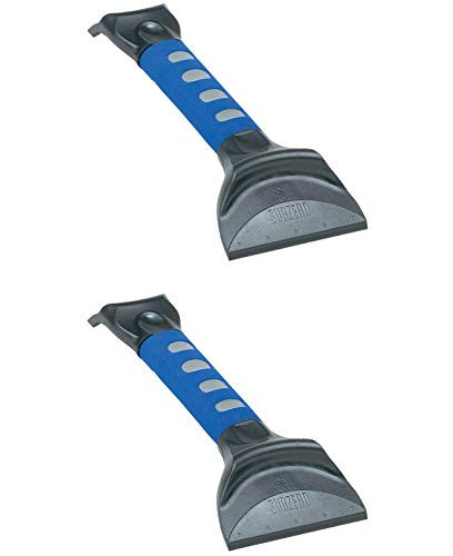 Subzero Hopkins 16621 Ice Crusher Ice Scraper Blue  2 Pack
