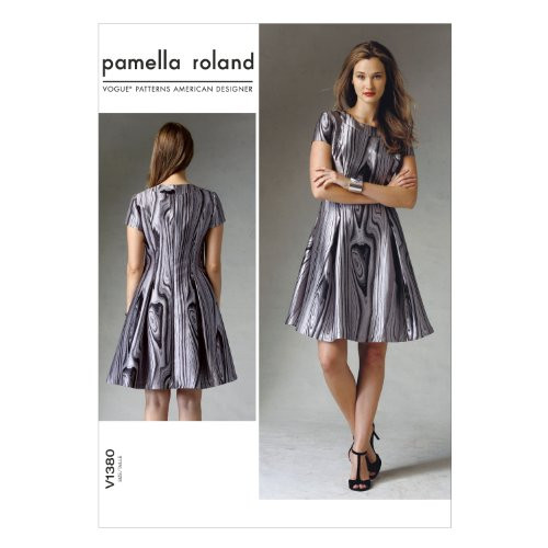 Vogue Patterns V1380E50 Misses'/Misses' Petite Dress Sewing Template, Size E5 (14-16-18-20-22) Vogue Patterns V1380E50 Misses'/Misses' Petite Dress Sewing Template, Size E5 (14-16-18-20-22)