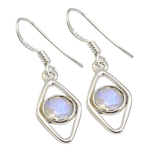 SilverStarJewel Rainbow Moonstone Earrings 13 925 Pure Silver Factory Direct SilverStarJewel Rainbow Moonstone Earrings 13 925 Pure Silver Factory Direct