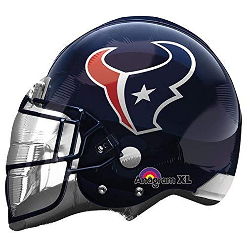 Anagram NFL Houston Texans Football Helmet Foil Balloon 21 Multicolored Anagram NFL Houston Texans Football Helmet Foil Balloon 21 Multicolored