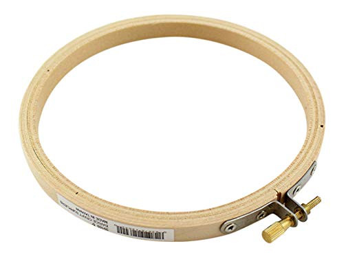 Bulk Buy Darice DIY Crafts Wooden Embroidery Hoops Round 5 inches 6Pack 39103