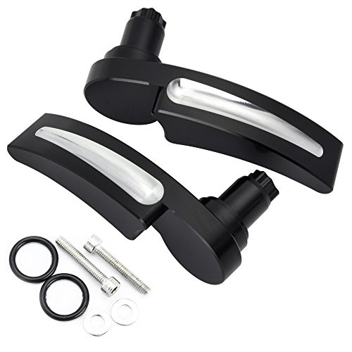 Amazicha Black Saddlebag Lid Lifters for Harley Touring Electra Road Glide 20142019