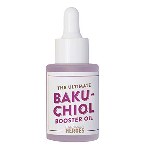 Bakuchiol Face Oil 25 Natural Retinol Alternative Smoothing Face Serum and Squalane Oil Bakuchiol Retinol Alternative for Anti Aging Fine Lines Wrinkles Skincare by Handmade Heroes Bakuchiol Face Oil 25 Natural Retinol Alternative Smoothing Face Serum and Squalane Oil Bakuchiol Retinol Alternative for Anti Aging Fine Lines Wrinkles Skincare by Handmade Heroes