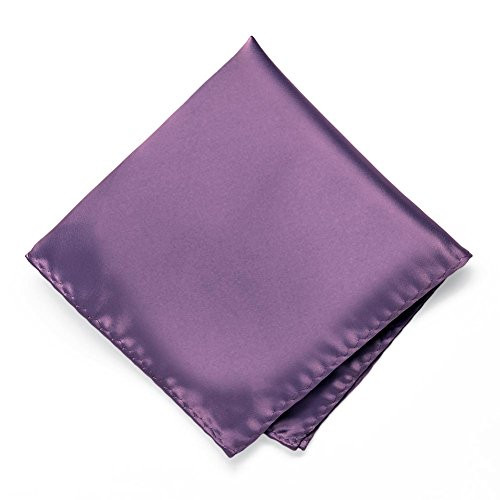 TieMart Wisteria Purple Premium Pocket Square