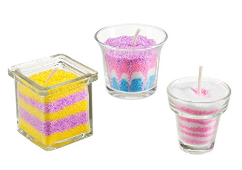 Rachels Art Candle Making Kit- Create Your Own Unique Candles with 5 Bags of Colored Wax