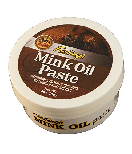 Fiebing's Mink Oil Paste, 6 Oz. - Softens, Preserves and Waterproofs Smooth Leather and Vinyl (2)