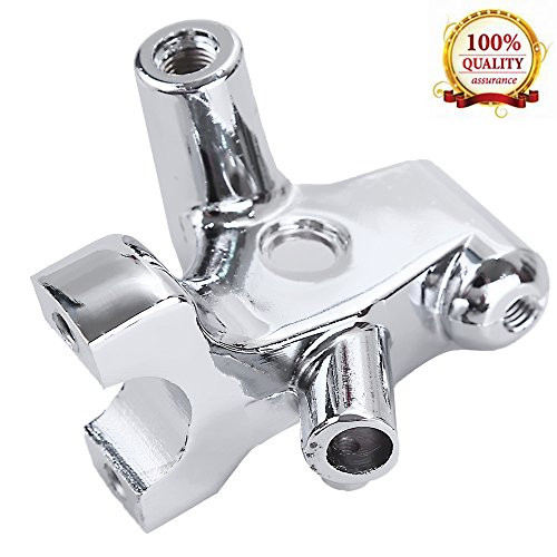 Left Clutch Lever Perch Mirror Base Mount Bracket for Honda Shadow VT600 VT750 VF750 VT1100 VTX VT1300