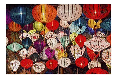 Colorful Paper Lanterns 9005375 Premium 1000 Piece Jigsaw Puzzle for Adults 19x27 Made in USA Colorful Paper Lanterns 9005375 Premium 1000 Piece Jigsaw Puzzle for Adults 19x27 Made in USA