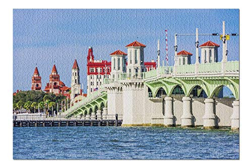 St Augustine Florida Skyline at Bridge of Lions on a Sunny Day 9017480 Premium 1000 Piece Jigsaw Puzzle for Adults 19x27 Made in USA St Augustine Florida Skyline at Bridge of Lions on a Sunny Day 9017480 Premium 1000 Piece Jigsaw Puzzle for Adults 19x27 Made in USA