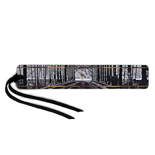 Turn Ahead Photograph by Mike DeCesare  Wood Bookmark with Suede Tassel