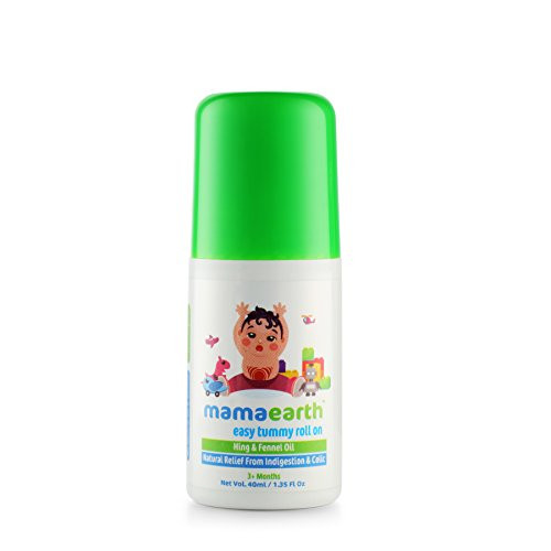 Mamaearth Easy Tummy Roll On with Fennel for Digestion and Body Relief for Kids and Babies Made in The Himalayas All Natural with Organic Ingredients Mamaearth Easy Tummy Roll On with Fennel for Digestion and Body Relief for Kids and Babies Made in The Himalayas All Natural with Organic Ingredients