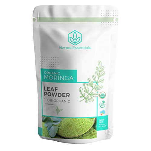 Organic Moringa Oleifera Leaf Powder  USDA Certified and 100 Raw from India 11 lbs 500 g