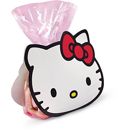 Wilton 1912-7621 Hello Kitty Treat Bag Kit Makes 4, Clear