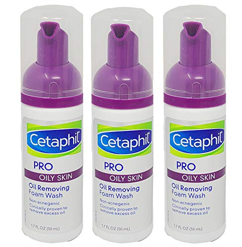 Cetaphil Pro Oil Removing Foam Wash Travel Size 17 oz Pack of 3