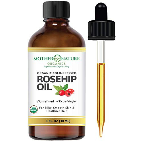 Organic Rosehip Seed Oil 100 Pure Cold Pressed USDA Certified Organic Reduce Acne Scars All Natural AntiAging Moisturizer Treatment for Face Hair Skin Nails Men Women 1 Ounce Organic Rosehip Seed Oil 100 Pure Cold Pressed USDA Certified Organic Reduce Acne Scars All Natural AntiAging Moisturizer Treatment for Face Hair Skin Nails Men Women 1 Ounce
