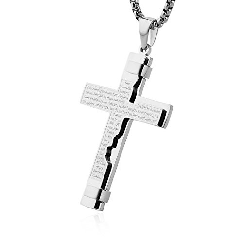 HZMAN Religion Cross Lord's Prayer 