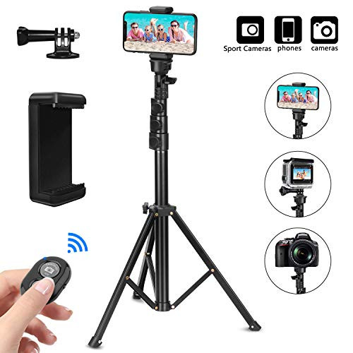 Bluetooth Selfie Stick TripodPEYOU 54 Inch Extendable Phone Camera Selfie Stick Tripod Stand with Wireless RemoteSelfie Stick Tripod Compatible for 11 Pro MaxXXRXs Max8 Plus7 6 6sAndroidGopro