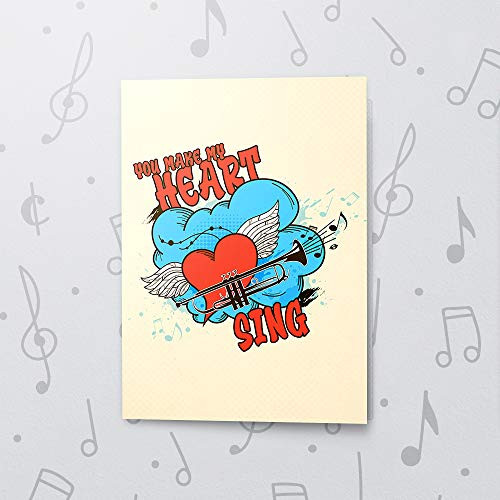 Unique Love Greeting Card With Sound  Cute Valentines Card Talking Musical Greeting Card Recordable Valentines Card 10689 120 Second Recordable