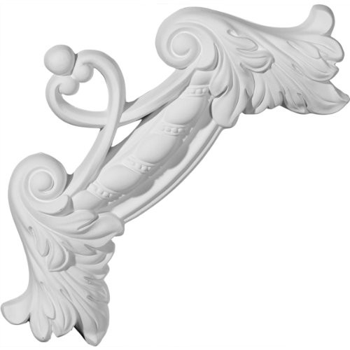 Ekena Millwork Devon Rope PML09X09DECASE4 Panel Moulding Corner 4Pack 9W x 9H Factory Primed 4 Piece