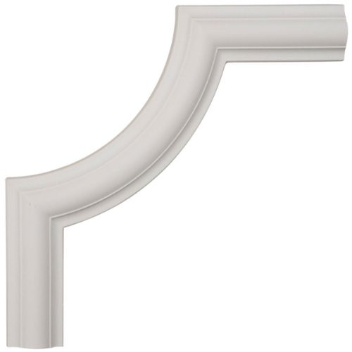 Ekena Millwork Ashford Smooth PML10X10AS2CASE12 Panel Moulding Corner 12Pack 10W x 10H x 12P Factory Primed 12 Piece