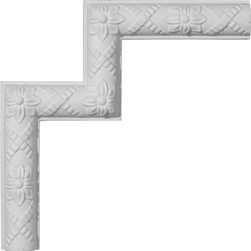 Ekena Millwork Sellek PML11X11SK Panel Corner Matches Moulding PML01X01SK 11 18W x 11 18H Factory Primed