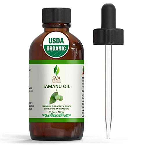 SVA Organics Tamanu Oil Organic Cold Pressed 4 Oz USDA Pure Natural Unrefined Carrier Oil for Face Skin Care Soap Making Hair Body Care SVA Organics Tamanu Oil Organic Cold Pressed 4 Oz USDA Pure Natural Unrefined Carrier Oil for Face Skin Care Soap Making Hair Body Care