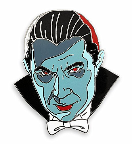 Pinsanity Vintage Dracula Horror Enamel Lapel Pin