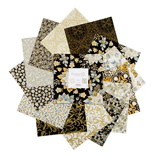 Benartex Kanvas Rejoice 10 Squares 42pcs Multi