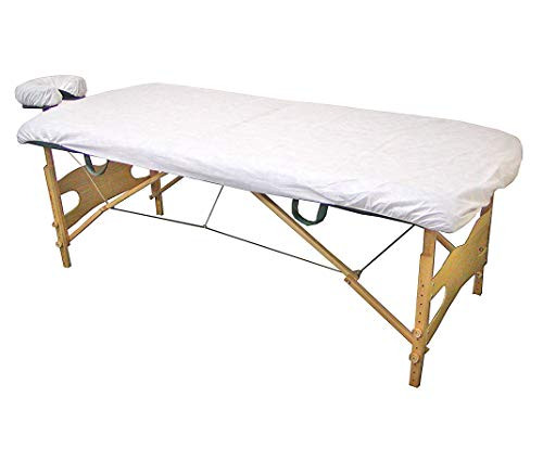 Lifesoft Disposable Fitted Massage Table Sheet Heavy Duty Facial Bed Cover 10 Count