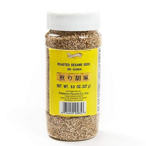 Roasted White Sesame Seeds Iri Goma 8 Oz by Shirakiku 8 ounce