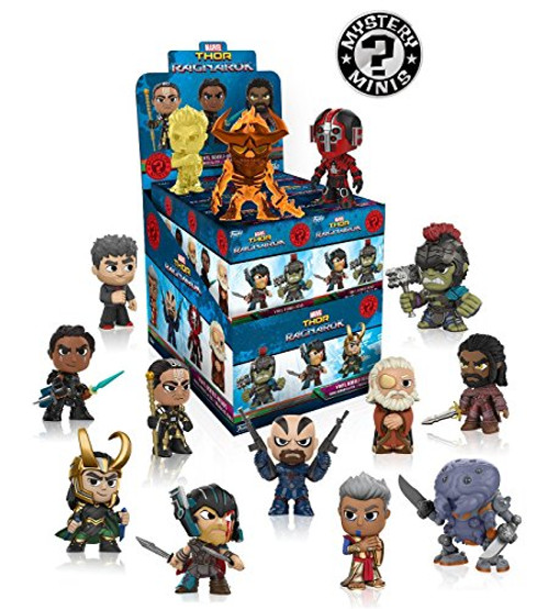 Funko POP! Mystery Mini: Marvel Thor Ragnarok Mini Toy Action Figure - 2 Piece BUNDLE