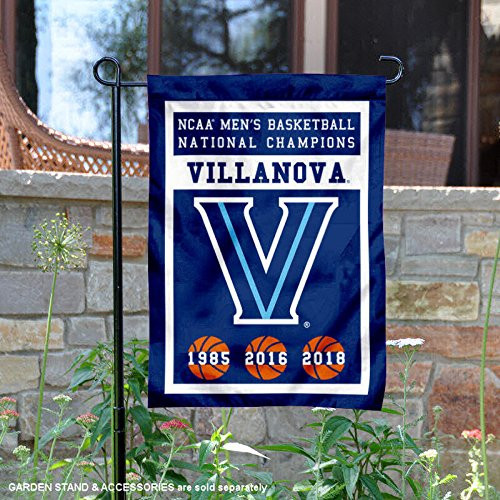 College Flags and Banners Co. Villanova Wildcats 3 Time Basketball National Champions Garden Flag College Flags and Banners Co. Villanova Wildcats 3 Time Basketball National Champions Garden Flag