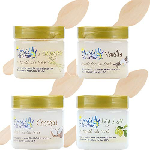 Florida Salt Scrubs 29 Ounce 4 Pack Salt Scrub Sampler Pack
