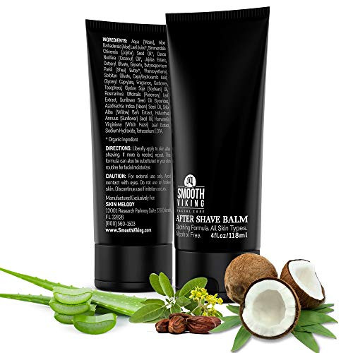 Smooth Viking After Shave Balm For Men AlcoholFree Mens Aftershave Balm for Sensitive Skin Soothing Moisturizing Face Care Post Shaving Lotion with Masculine Spiced Black Pepper Scent 4 Ounces Smooth Viking After Shave Balm For Men AlcoholFree Mens Aftershave Balm for Sensitive Skin Soothing Moisturizing Face Care Post Shaving Lotion with Masculine Spiced Black Pepper Scent 4 Ounces