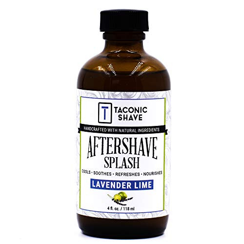 Taconic Shave Lavender Lime Aftershave Splash Cooling Formula Artisan Made in the USA Taconic Shave Lavender Lime Aftershave Splash Cooling Formula Artisan Made in the USA