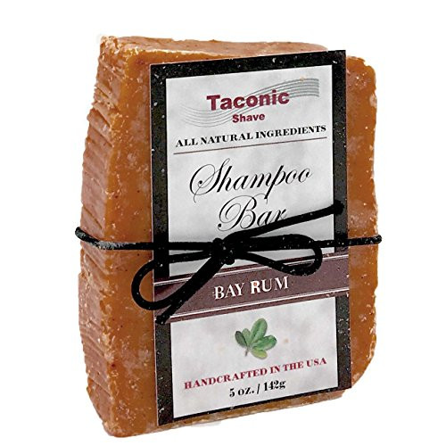 Taconic Shave Bay Rum Shampoo Bar  All NaturalHandcrafted  50 oz