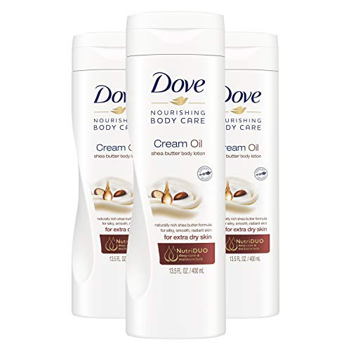 Dove Cream Oil Body Lotion with Warming Vanilla Scent Moisturizer for Dry Skin Shea Butter Body Lotion For Women 135 oz 3 Count Dove Cream Oil Body Lotion with Warming Vanilla Scent Moisturizer for Dry Skin Shea Butter Body Lotion For Women 135 oz 3 Count