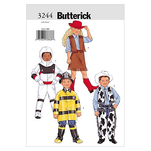 BUTTERICK PATTERNS B3244 Children's/Boys'/Girls' Costume, Size 2-3-4-5