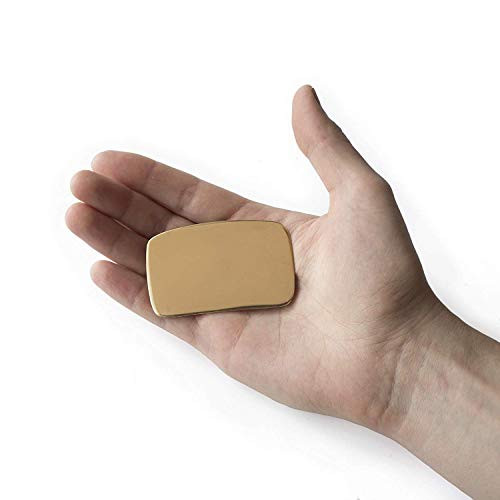 Copper Brass Gua Sha Scraping Massage Tool  Square  IASTM Myofascial Release Tool  Leta Herman Recommended