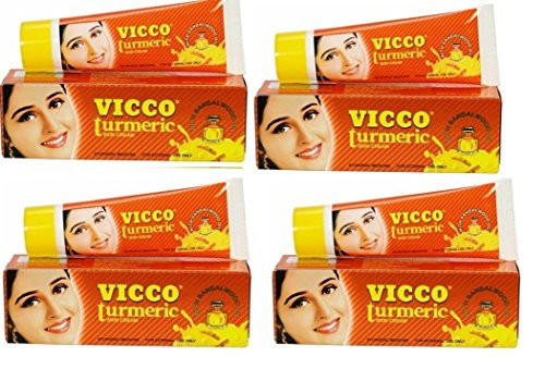 Vicco Turmeric Skin Cream with Sandalwood Oil 4 pack 4 X 70g Vicco Turmeric Skin Cream with Sandalwood Oil 4 pack 4 X 70g