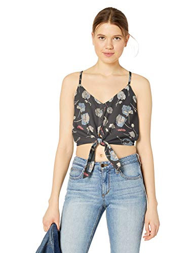 RVCA Juniors Your Escape V Neck Tank Iron M