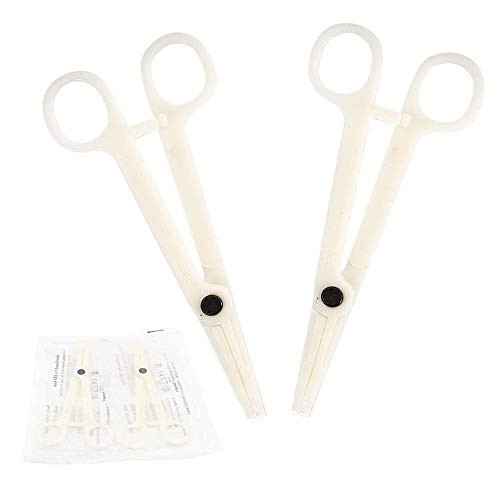 Body Piercing Forceps  WZPB 25 PCS Body Piercing Clamps Professional Nose Piercing Forceps Disposable Body Septum Forceps For Nose Belly Ear Piercing Forceps Piercing Tattoo Piercing Supplies