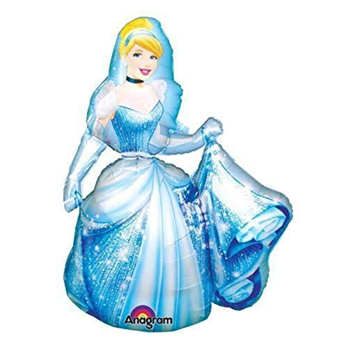 Anagram Cinderella Airwalkers Foil Balloon 53 Multicolored