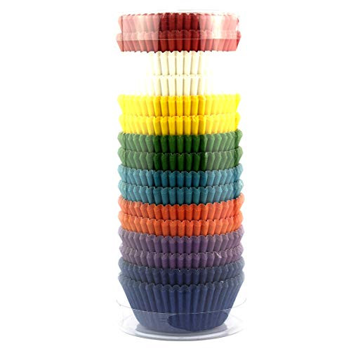 Xlloest Premium Mini Baking Cups Cupcake Liners Paper Pack of 400