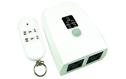 ECOPlugs Countdown Timer with Remote, Digital Countdown Timer Switch Plug, Digital Light Timer Switch Outlet