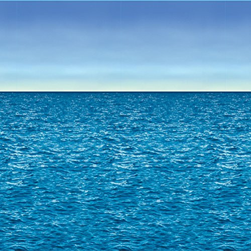 Ocean & Sky Backdrop Party Accessory (1 count) (1/Pkg)
