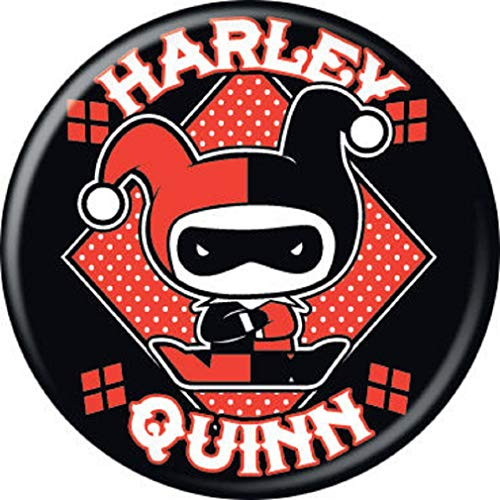 AtaBoy DC Comics Chibi Harley Quinn 125 Collectible PinBack Button